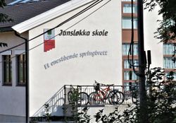 Motiv fra Jansløkka skole høsten 2020. Foto: Stig Rune Pedersen