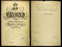 Kong Oscar II benådning til livsvarig straffearbeid, 1886