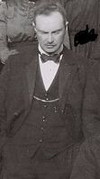 Jens M. Fodstad, utsnitt fra gruppebilde (1920-åra). Bilde fra Ranveig Kalrudstads familiealbum