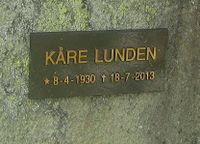 Historikeren Kåre Lunden er gravlagt på Høybråten kirkegård i Oslo. Foto: Stig Rune Pedersen