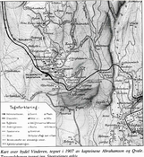 Kart Vinderen Holmenkollen 1907. Foto: Sporveienes arkiv