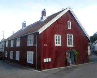 Kirkegaten 7 kalles Fattighuset. Foto: Stig Rune Pedersen