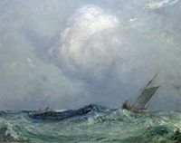 Maleriet Marine av Barth (1897), Nasjonalmuseet.