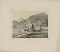 Teikning frå Mindeblade, utg. 1848.