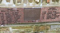 Minnesmerke over norske og amerikanske omkomne ved en militær flyulykke 31. mars 1945 utenfor Kirkwall, som del av "Operation Rype". Foto: Stig Rune Pedersen (2019)