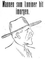 Denne tegninga publiserte Folkeviljen 10. juni 1929
