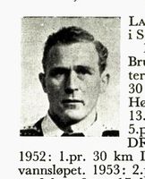 Agronom Bjørn Lapstuen, f. 1924 i Østerdalen. Hopp, kombinert og langrenn. Foto: Ranheim: Norske skiløpere