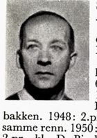 Sjåfør Ivar Stendahl, født 1908 i Ådal. Hopp. Foto: Ranheim: Norske skiløpere