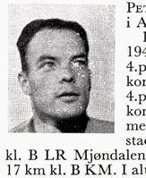 Snekker Erik Pettersen, f. 1929 i Asker. Hopp, kombinert og langrenn. Foto: Ranheim: Norske skiløpere