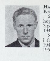 Gardbruker Hans Haugnes, f. 1919 i Krekling. Hopp og kombinert. Foto: Ranheim: Norske skiløpere