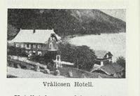 Vråliosen hotell kring 1950. Foto: Ukjend fotograf / Sætherskar, 1949, s. 820
