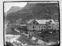 Odda Hotel, Hardanger, mellom 1880 og 1910.