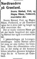101. Om overvintrende trøndere på Grønland i Nord-Trøndelag og Nordenfjeldsk Tidende 17.11.1936.jpg