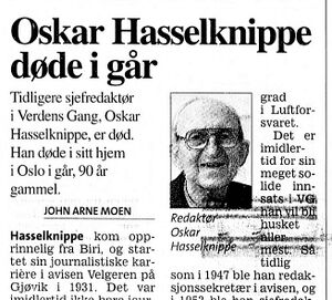 Oskar Hasselknippe Aftenposten 2001 faksimile.jpg