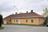 Rolf E. Stenersens allé 6, Vestre sogn gård, våningshus fra ca. 1800. Nå Vestre Sogn barnehage. Foto: Roy Olsen (2014).