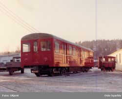 Oslo Sporveier. T-banevogn 1044, serie T1 fra 1965, før levering.