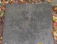 Paul Hartmann (1878-1974), finansminister i London-regjeringen. Foto: Stig Rune Pedersen