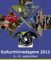 Plakat, Kulturminnedagene 2012.