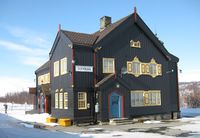Hjerkinn stasjon. Foto: Olve Utne