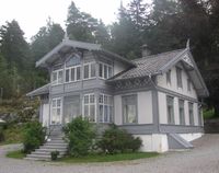 Roald Amundsens hjem i Oppegård kommune ligger også under Follo museum. Foto: Stig Rune Pedersen