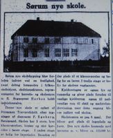 9. Sørum skole i Sørum faksimile Aftenposten 1923.JPG