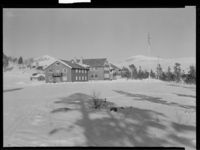 Saltfjell turisthotell, 1. januar 1957. Foto: Jac Brun