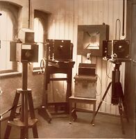 Fotoutstyr ved Signalementskontoret, 1906