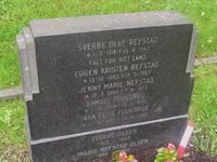 Motstandsmannen og radiotelegrafisten Sverre Refstad ble skutt av tyskerne i 1943. Han er er gravlagt på Østre Aker kirkegård. Foto: Stig Rune Pedersen