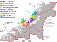 4. Trondheims h.len 1647, Fosens len.png