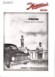 Volvo PV 444 annonseres i desember 1945 med en motstandsmann i Vigelandsparken som ramme.