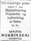 262. Annonse fra Senjens bokbinderi i Folkeviljen fredag 020622.jpg