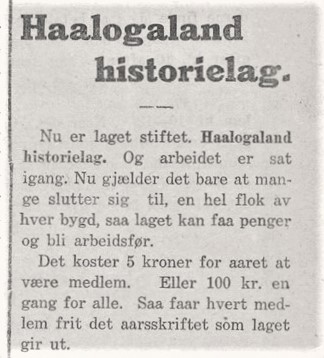 Hålogaland Historielag – Lokalhistoriewiki.no