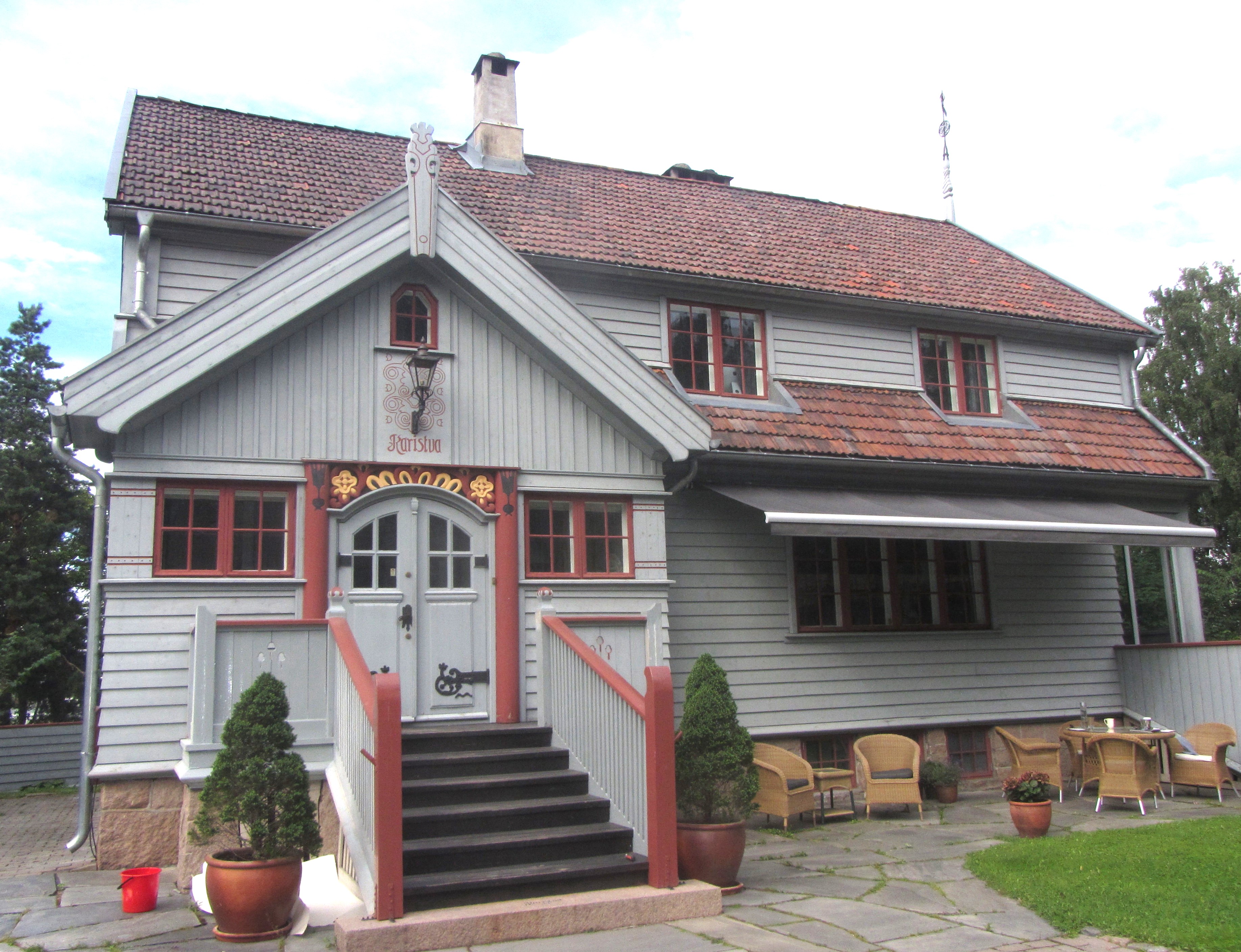 Karistua i Bærum 1910, Halvdan Kohts hjem.