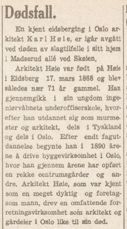 Karl Høye minneord 1939.jpg