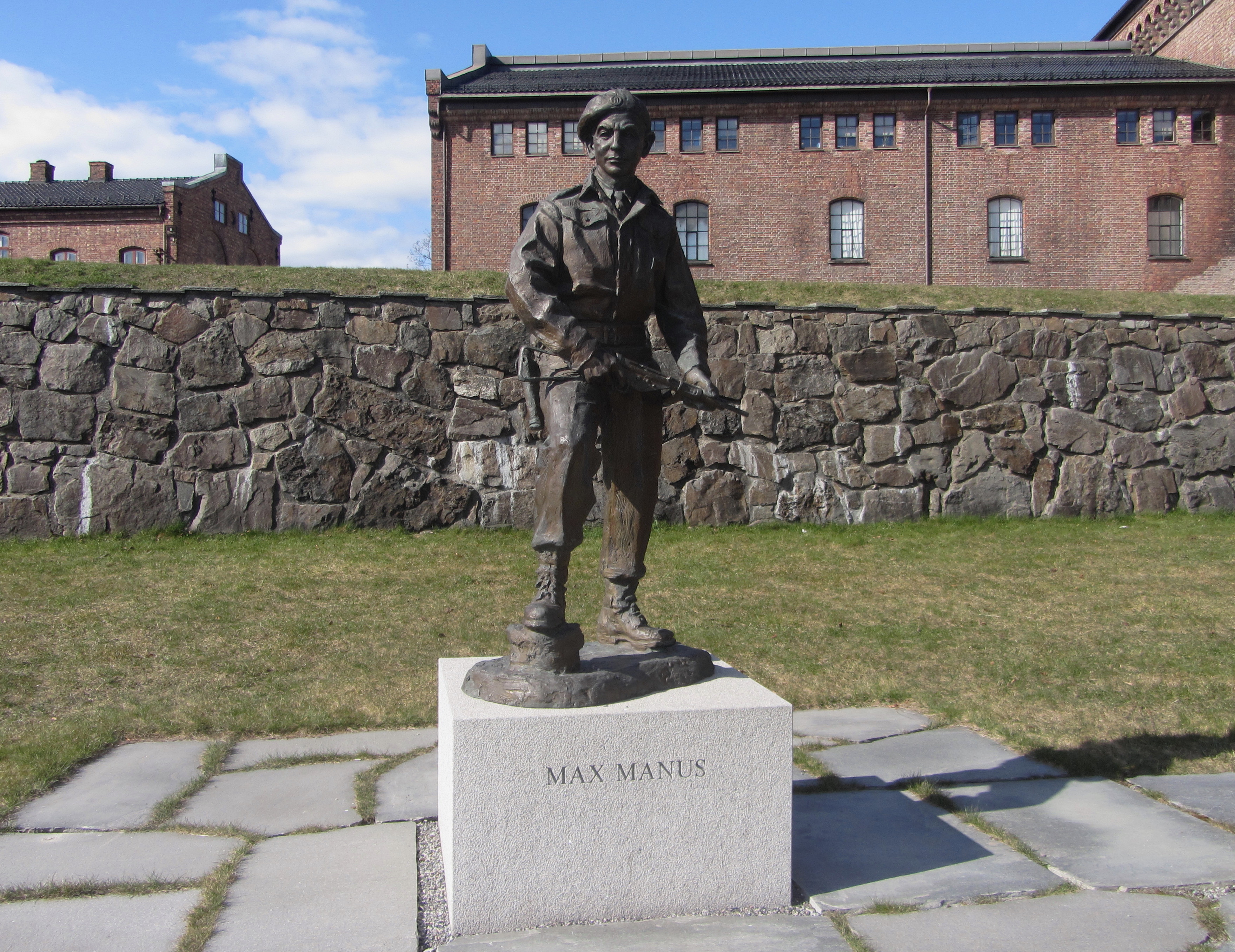 Photograph at the Max Manus Memorial