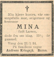 Mina O Krinsjå dødsannonse.png