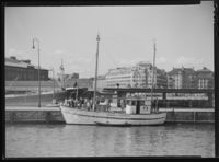 «Hestmanden» ligger i bakgrunnen på dette bildet fra 1954. Foto: Gunnar Engebretsen
