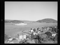 «Oslofjord» passerer Drøbak. Foto: Ukjent/Nasjonalbiblioteket