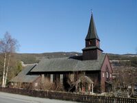 Ål kyrkje, innviet 1880. Foto: Tove Frøvoll Thoresen, 2011.