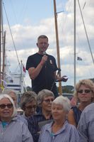 Styreleder i Forbundet KYSTEN Asgeir K. Svendsen under åpningen av landsstevnet. Foto: Heidi Thöni Sletten (2015).