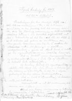 Årsmeldinga for 1943 var håndskrevet. Den viser blant annet at bakerovnen er skifta ut med ny elektrisk ovn.