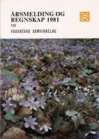 Årsmelding og regnskap 1981 forside