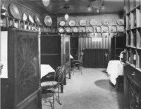 Fra restauranten Foto: Norsk Folkemuseum (1950).