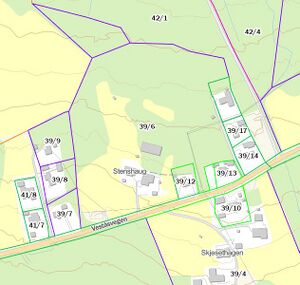 Østre Skjeset-Fradelte eiendommer-Stenshaug 39-6-kart.JPG