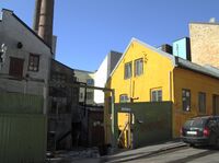 Her i Øvre gate 7 på Grünerløkka i Oslo drev Poleszynski sitt støperi. Foto: Stig Rune Pedersen