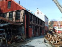 Fra Mellemværftet i Kristiansund, grunnlagt 1856. Foto: Olve Utne (2007).