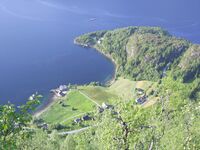 Vikane sett frå Vikehornet