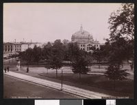 Bygningen i 1897. Foto: Axel Lindahl/Nasjonalbiblioteket