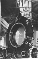 Turbin levert til vannkraftutbygging.