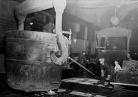 Støpeøser slik vi i dag kan se dem på utsiden av Strømmen Storsenter.